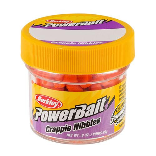 Berkley Crappie Nibbles Dough Bait Fluorescent Orange