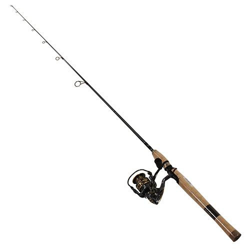 Pflueger President Spinning Combo 30. 5.2:1 Gear Ratio, 56 Length 1pc, 1/16-3/8  Lure Rate, Ambidextrous