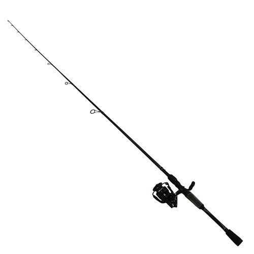 Abu Garcia Revo X Spinning Combo, 1 Piece Rod, Medium Power, Fast Action, Ambidextrous 20 RS, 6.2:1 Gear Ratio, 66 Length, 6-12 lb Line Rate, 1/8-1/2 oz Lure Rate
