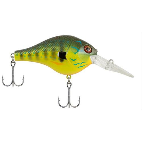 Berkley Digger Hard Bait Lure 1 3/4" Length, 1/4 oz, 2 Hooks, 3'-5' Depth, Rubbertail, Per 1