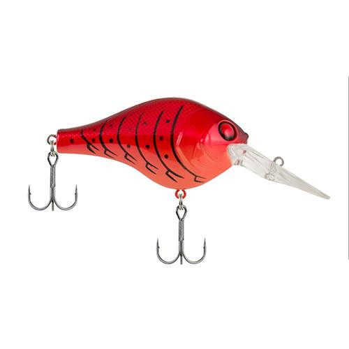 Berkley Digger Hard Bait Lure 2 1/2" Length, 7/16 oz, 2 Hooks, 7'-9' Depth, Apple Red Craw, Per 1