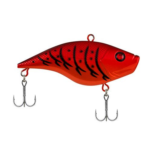 Berkley Warpig Hard Bait Lure 2 3/8" Length, 1/4 oz, 2 Hooks, Apple Red Craw, Per 1