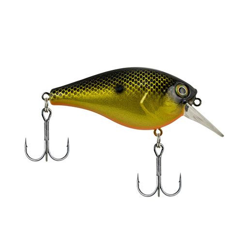 Berkley SquareBull Hard Bait Lure 2" Length, 1/4 oz, 2'-5' Depth, 2 Hooks, Fool's Gold, Per 1