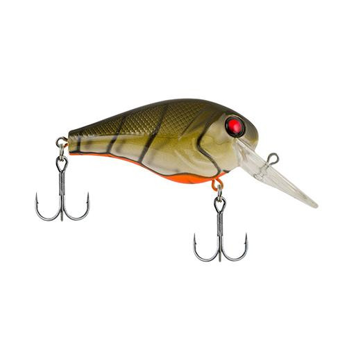 Berkley Wild Thang Hard Bait Lure 2" Length, 3/8 oz, 4'-7' Depth, 2 Hooks, Green Ozark Craw, Per 1
