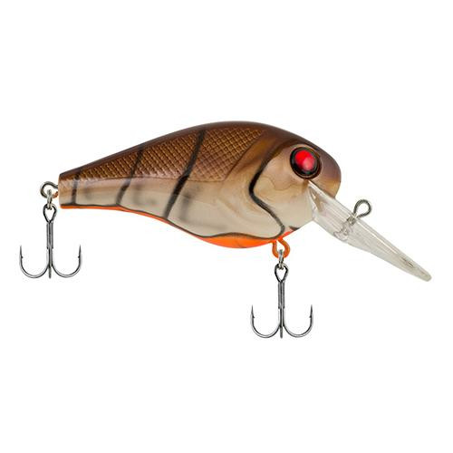Berkley Wild Thang Hard Bait Lure 2" Length, 3/8 oz, 4'-7' Depth, 2 Hooks, Brown Ozark Craw, Per 1