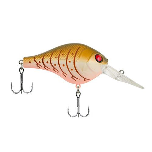 Berkley Digger Hard Bait Lure 2" Length, 3/8 oz, 4'-6' Depth, 2 Hooks, Olive Cream Craw, Per 1