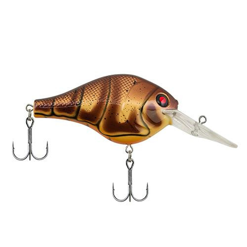 Berkley Digger Hard Bait Lure 2 1/2" Length, 11/16 oz, 10'-12' Depth, 2 Hooks, Brown Craw, Per 1