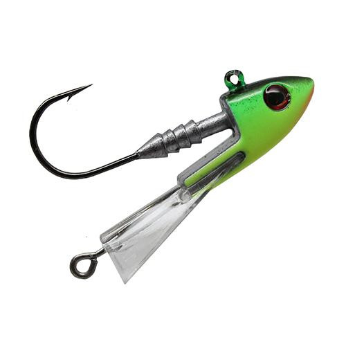 Berkley Snap Jig Jigheads Lure 1/4 oz Size. 1/0 Hook, Fire Tiger, Per 2