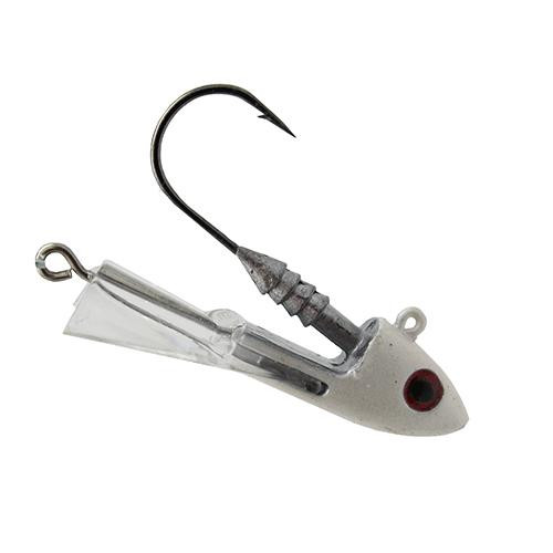 Berkley Snap Jig Jigheads Lure 3/8 oz Size. 1/0 Hook, Pearl White, Per 2
