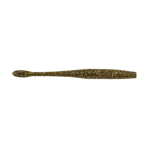 Berkley MaxScent Hit Worm Soft Bait Lure 4 1/2" Length, Green Pumpkin Magic, Per 10