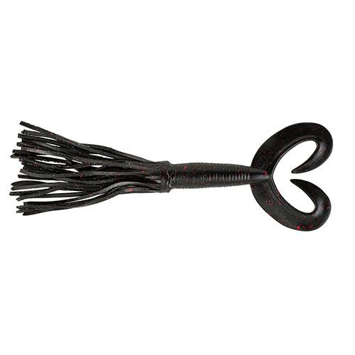 Berkley Bearded The Deuce Soft Bait 4" Length, Black Red Fleck, Per 6