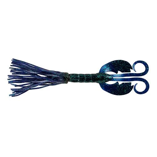 Berkley Bearded CrazyLeg Chigger Craw Soft Bait 4 1/2" Length, June Bug, Per 5
