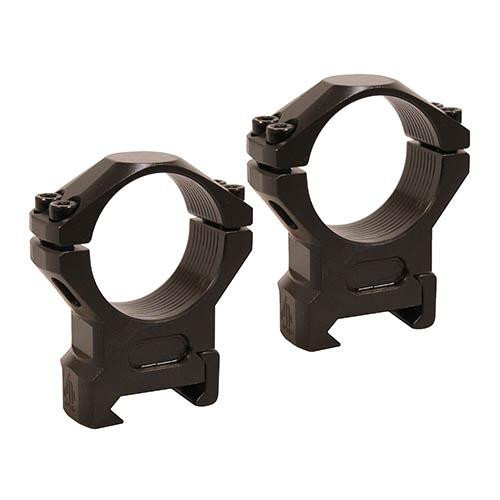 Leapers Inc. UTG 30mm 2 Piece Steel Picatinny Rings Medium Profile, 16mm Wide, Black