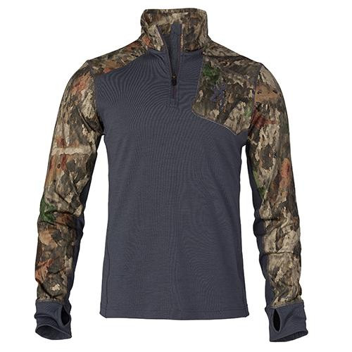Browning Hell's Canyon Speed MHS-FM Base Layer Shirt Long Sleeve, ATACS Tree/Dirt Extreme, Medium