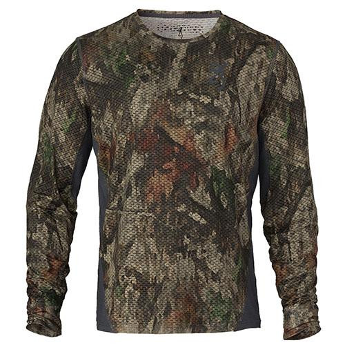 Browning Hell's Canyon Speed Plexus-FM Long Sleeve Mesh Shirt ATACS Tree/Dirt Extreme, Medium