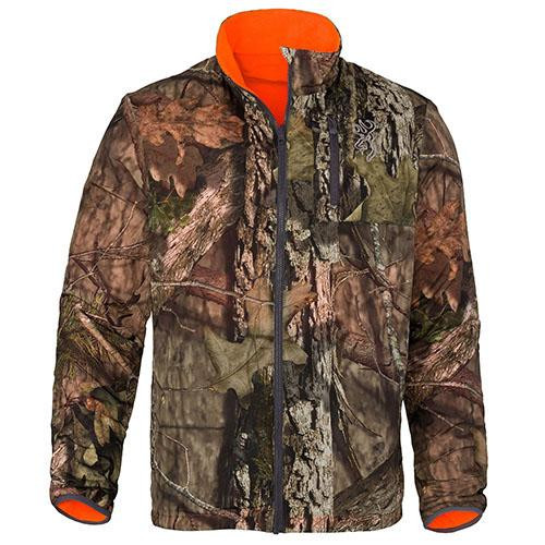 Browning Quick Change-vs Fleece Jacket Mossy Oak Break-Up Country/Blaze, Medium