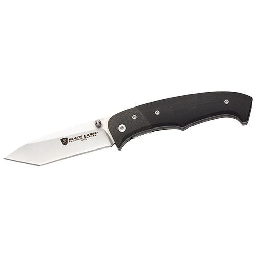 Browning Black Label Knives Decoded-Assisted Open, 3 1/2 Blade, Tanto Blade, Black, Vlam Package