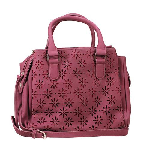 NcStar Daisy Crossbody Satchel Burgundy