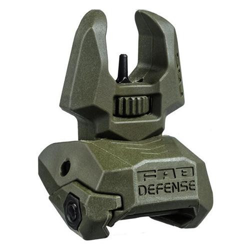 Mako Group Folding Back-Up Sight, Front Olive Drab Green