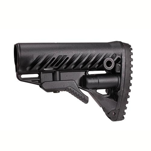 Mako Group M4/AR-15 Stock with Battery Storage and Rubber Buttpad Black