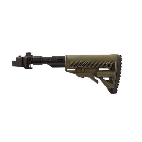 Mako Group Galil Style Recoil Compensation Folding Collapsible Buttstock System AK-47/74, Olive Drab Green