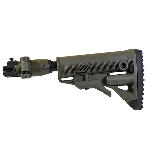 Mako Group Recoil Compensating Folding, Collapsible Buttstock System AK-47/74, Polymer Joint, Olive Drab Green
