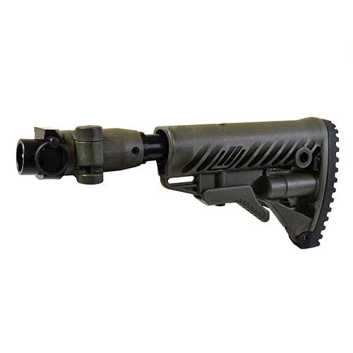 Mako Group M4 Folding Collapsible Buttstock with Shock Absorber Galil AR/SAR, Olive Drab Green