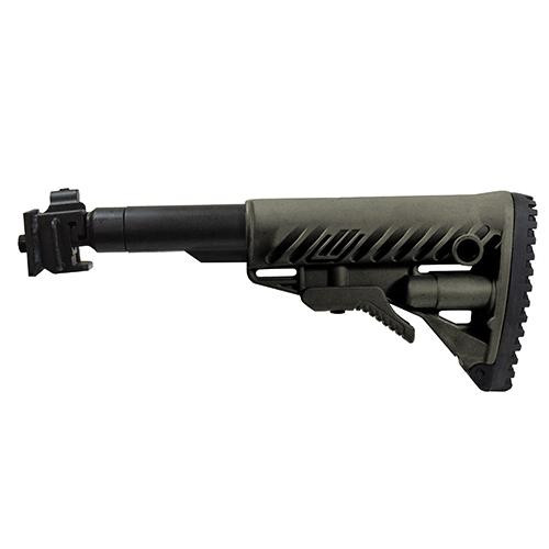 Mako Group Galil Style Folding Collapsible Buttstock System VZ.58, Olive Drab Green