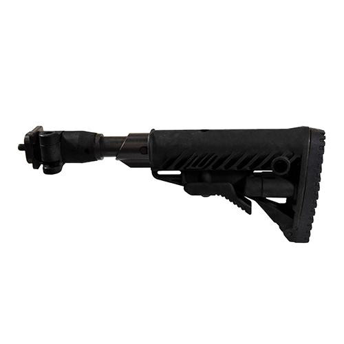 Mako Group M4 Folding Collapsible Buttstock with Shock Absorber, Zasta M70 B1, B3 / M77 B1, Black