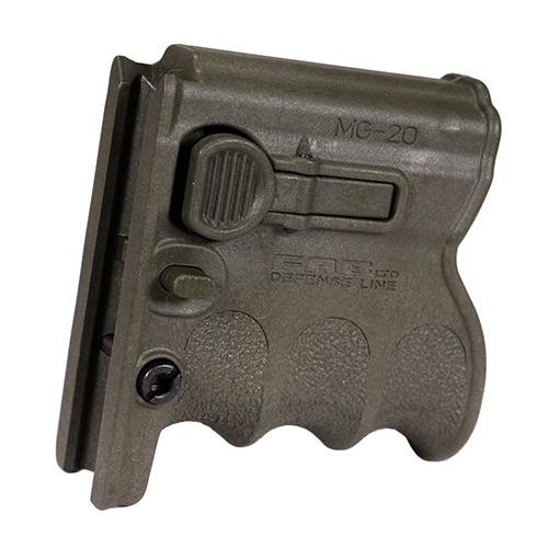 Mako Group M16/M4/AR-15 Quick Release Front Grip and Magazine Holder Olive Drab Green
