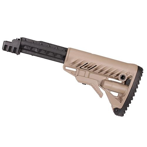 Mako Group Recoil Compensating Collapsible Buttstock Kit AK-47/74, Flat Dark Earth