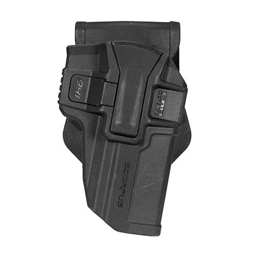 Mako Group Jericho 941F Level 2 Holster Swivel Retention, Paddle/Belt, Ambidextrous, Black