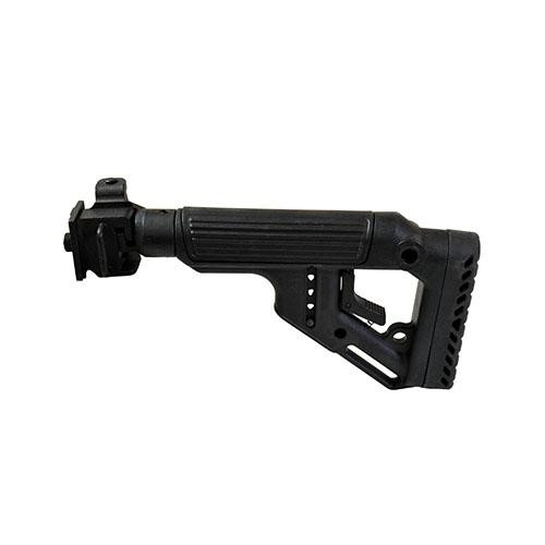 Mako Group Tactical Folding Buttstock with Cheek Rise and Steel Halil Hinge, CZ58, Black