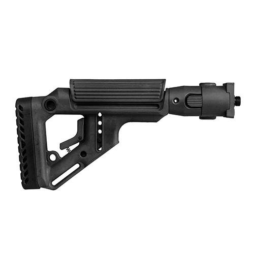 Mako Group Tactical Folding Buttstock with Cheek Riser, VZ.58, Polymer Lock, Black