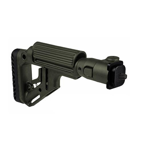 Mako Group Folding Butt Stock with Cheek Piece Zastava M70 B1, B3/M77 B1, Olive Drab Green