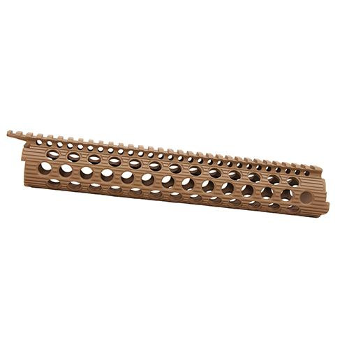Troy Industries  Alpha Drop-In BattleRail 12", Flat Dark Earth