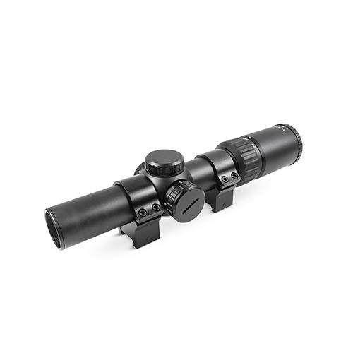 Truglo Optic Speed Velocity Calibrated BDC Crossbow Scope, 1-4x24mm, Black