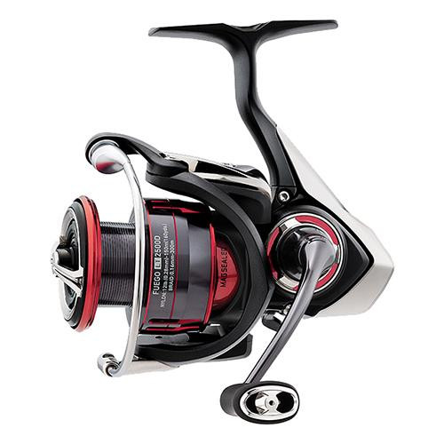 Daiwa Fuego LT Spinning Reel 2500, 5.3:1 Gear Ratio, 29.60" Retrieve Rate, 22 lb Max Drag, Ambidextrous