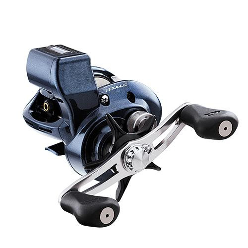 Daiwa Lexa Line Counter Casting Reel 100, 6.3:1 Gear Ratio, 25.70" Retrieve Rate, 11 lb Max Drag, Left Hand