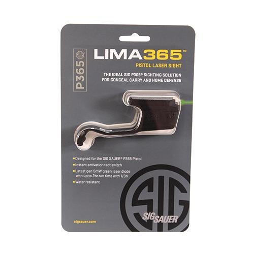 Sig Sauer LIMA365 Laser Sight P365 Compact, Green Laser, Black