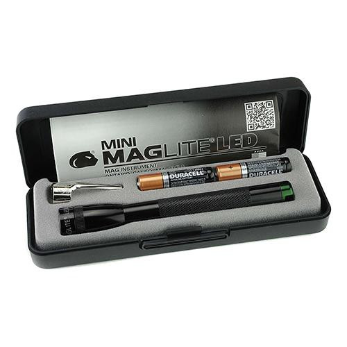 Maglite  Mini Maglite LED Spectrum Series AAA Flashlight Green LED, Black