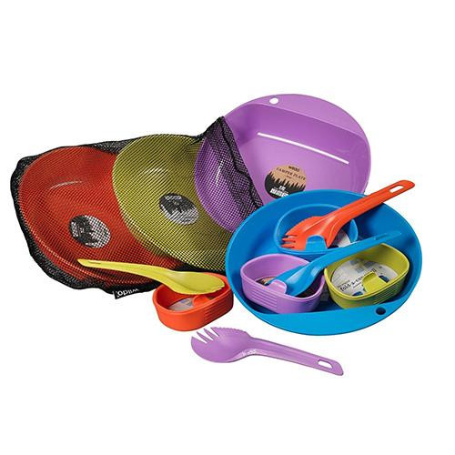 Proforce Equipment Wildo Eat and Drink Campware Set 4 Person Set, Camping/Outdoor Colors