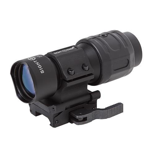 Sightmark 3x Tactical Magnifier Slide to Side, Black, Clam Package