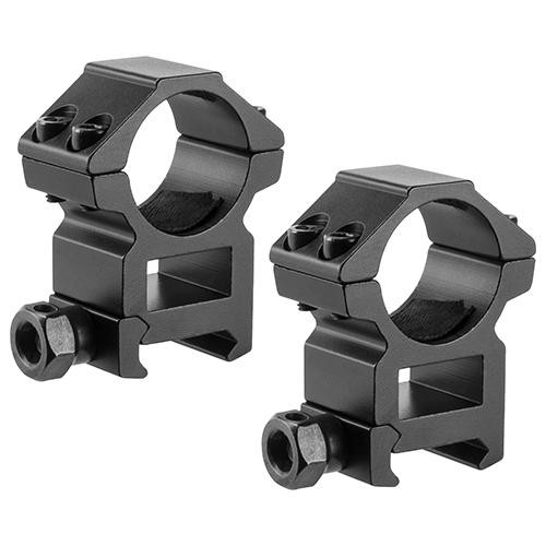Barska Optics Weaver Style HQ Rings 1" High Height, Matte Black