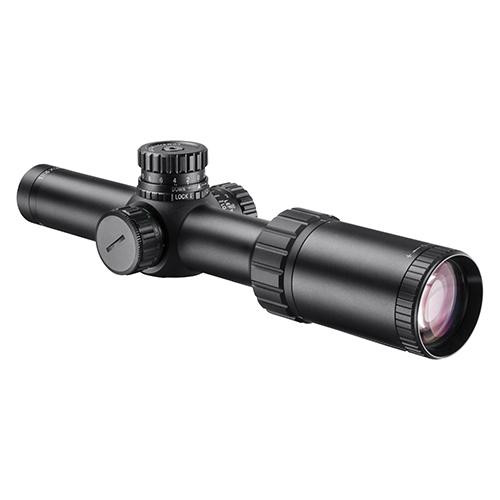 Barska Optics Level HD Riflescope 1-4x24mm, 30mm Nain Tube, Illuminated HRS .223 BDC Reticle, Matte Black