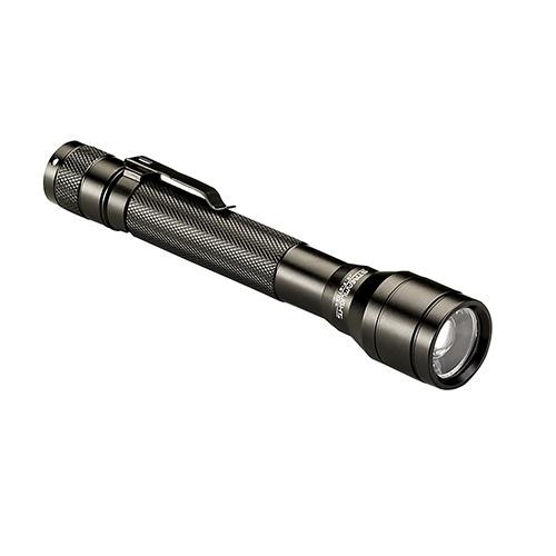 Streamlight Jr. F-Stop Flashlight LED with 2 AA Batteries Black, Clam Package