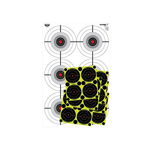 Birchwood Casey Eze-Scorer Training Target Multiple Bull's-Eye, 23"x35"