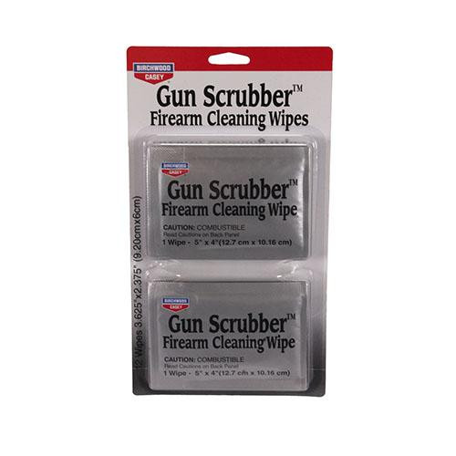 Birchwood Casey Gun Scrubber Wipes, package of 12