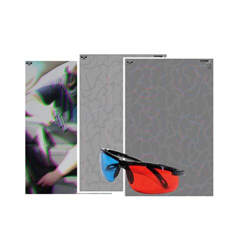 Birchwood Casey Eze-Scorer Training Target Kit, 23" x 35" Trargets and Blue/Red Lens Shooting Glasses