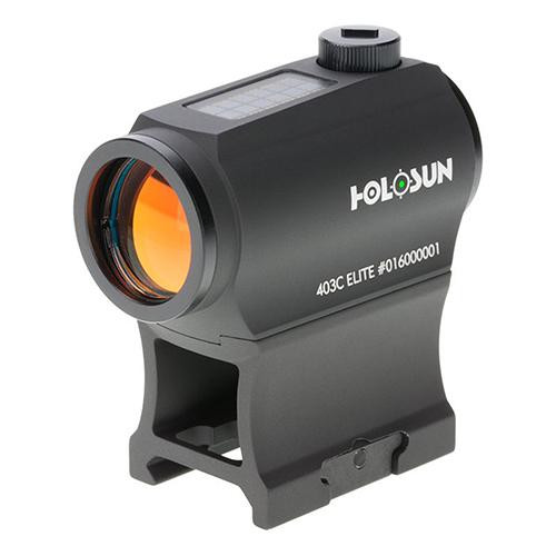 Holosun Elite Green Dot Sight 2 MOA Dot Size, Low Mount and 1/3 Co-Witness Mount, Matte